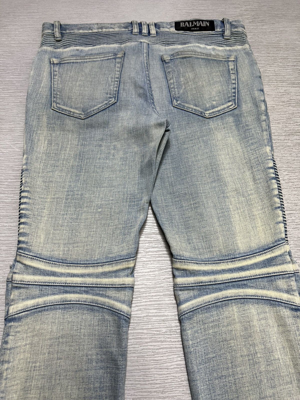 Balmain Balmain - Distressed Knee Biker Jeans Size US 30 / EU 46 - 7 Thumbnail
