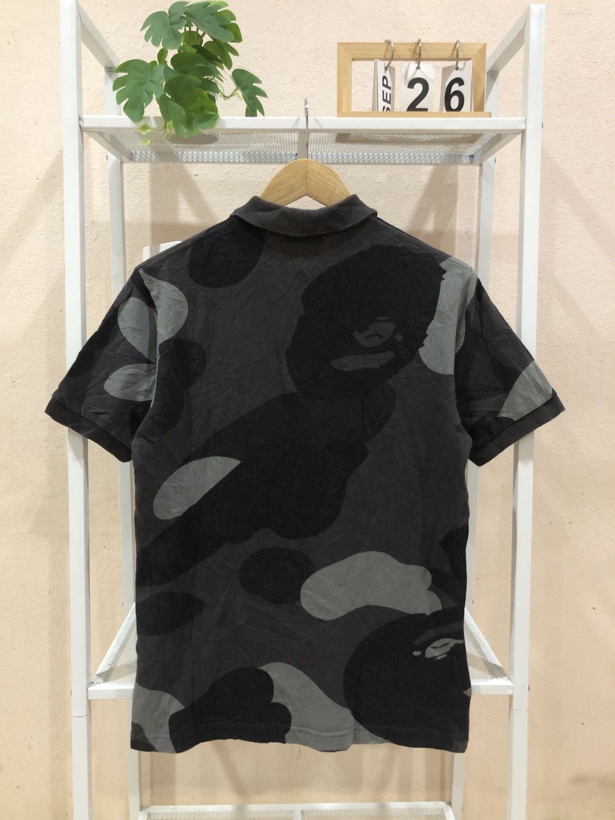 Bape BAPE Giant Camo Black Polo Shirts Size US M / EU 48-50 / 2 - 2 Thumbnail