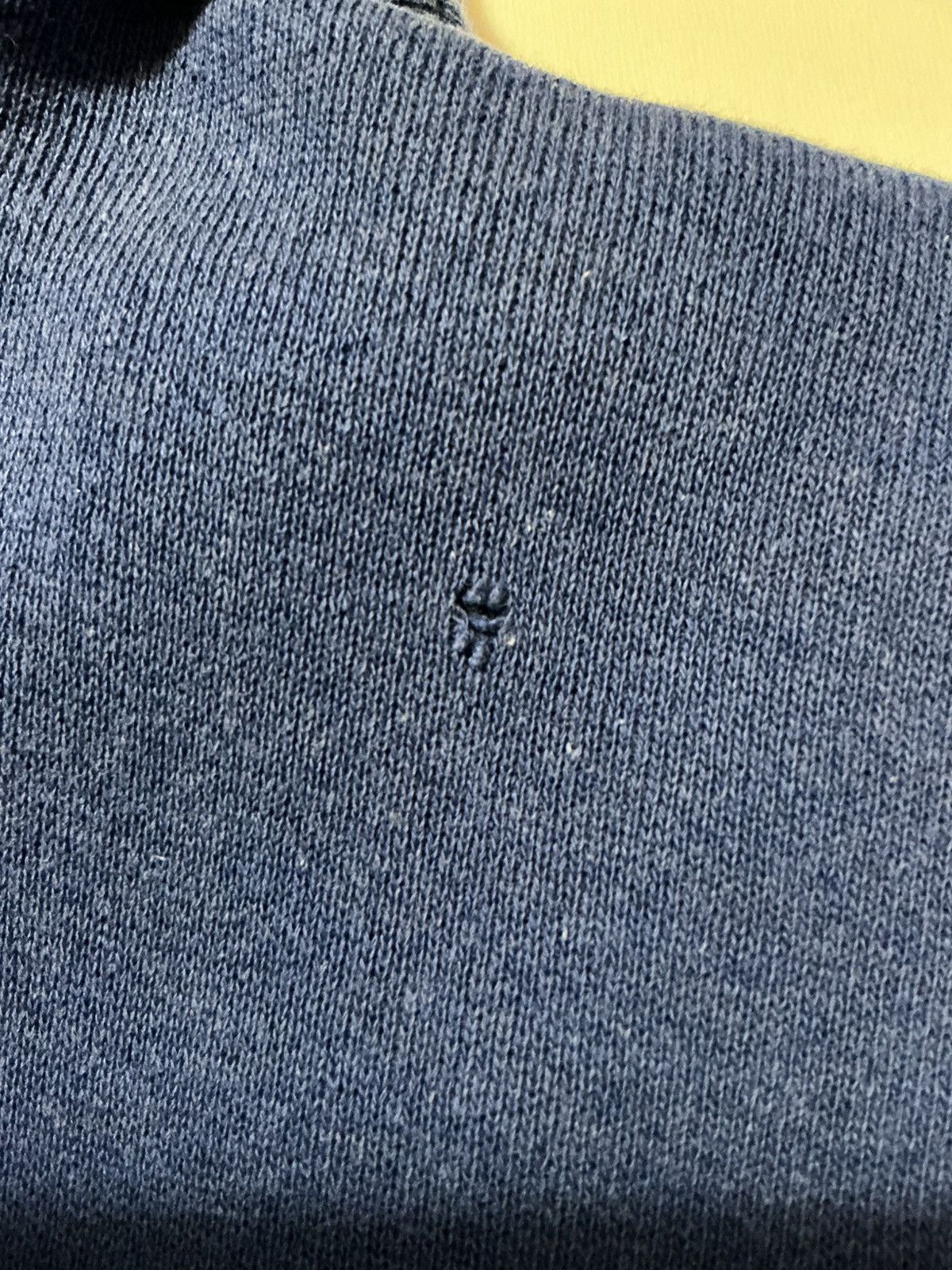 Vintage Vintage 80s Pannill Made In USA Blue Blank 50/50 Hoodie Size US XL / EU 56 / 4 - 8 Thumbnail