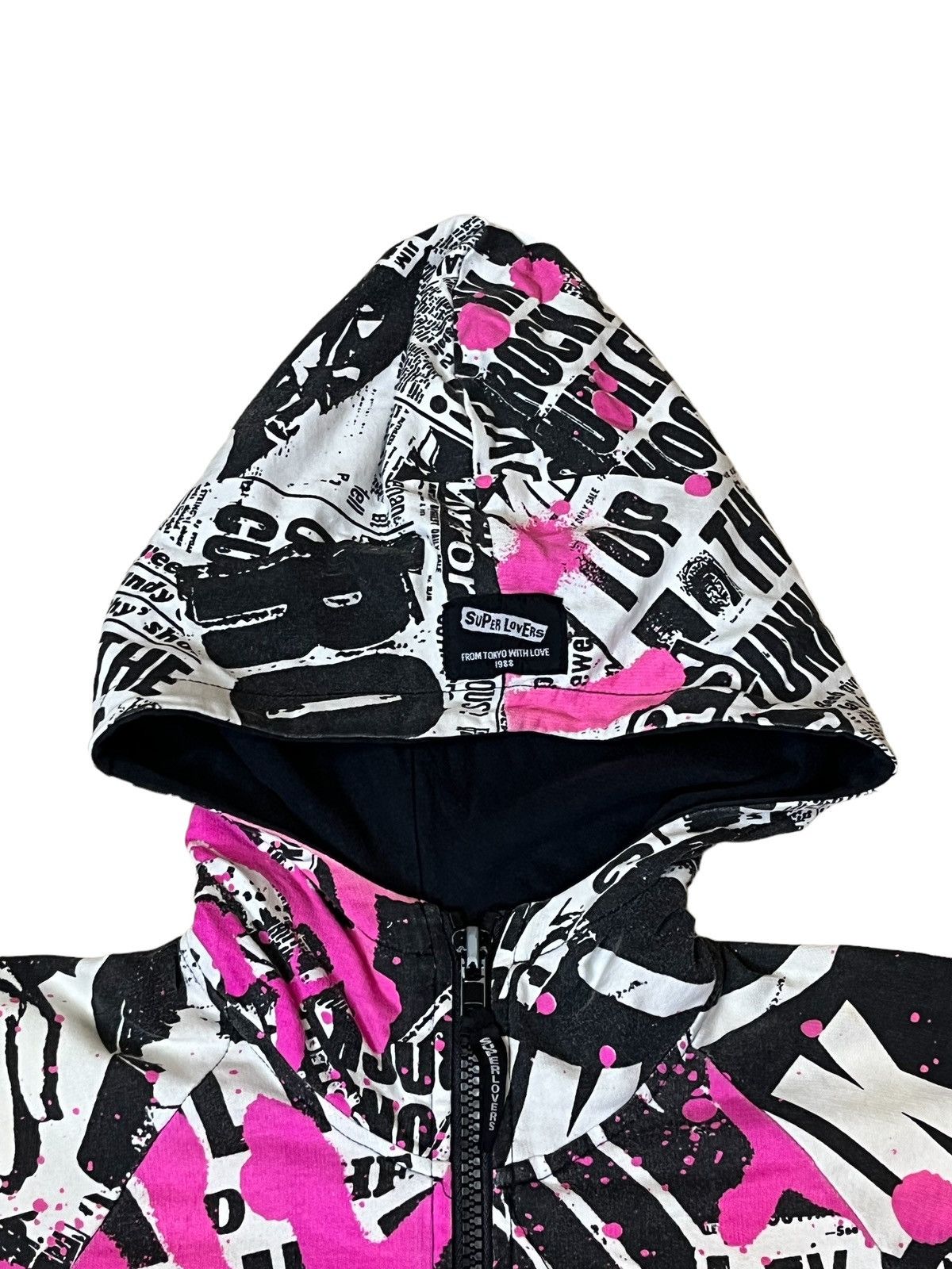 Hysteric Glamour SICK🔥SUPERLOVERS PUNK ROCK FULLPRINT ZIPPER HOODIES Size US S / EU 44-46 / 1 - 5 Thumbnail