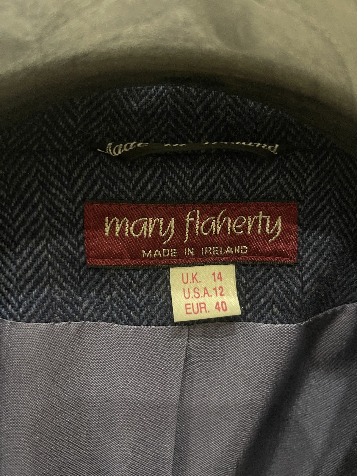 Vintage Vintage angora oversize blazer mary flaherty classic jacket Size XL / US 12-14 / IT 48-50 - 4 Thumbnail