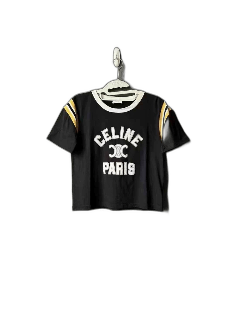 Celine Celine Paris Short Sleeve T-Shirt Size S / US 4 / IT 40 - 1 Thumbnail