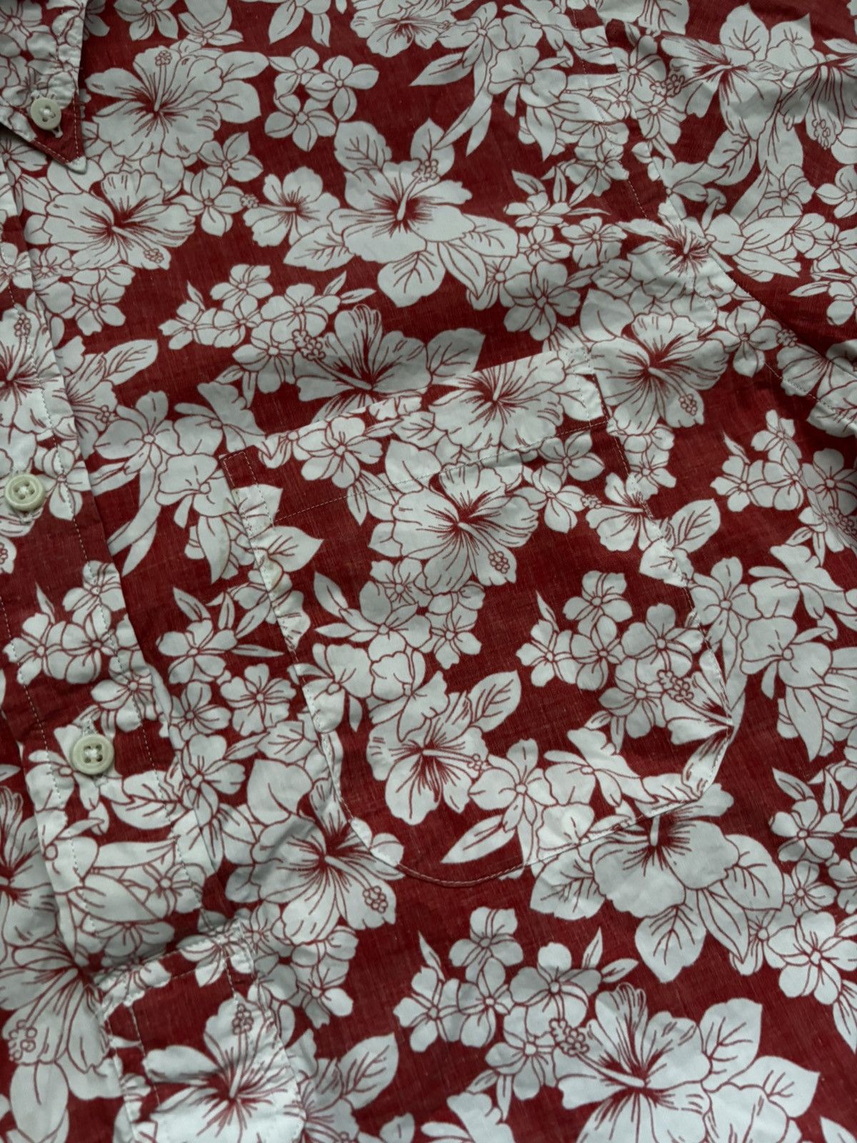 Gitman Bros. Vintage Gitman Vintage Hawaiian Popover Shirt Hibiscus Print Size US L / EU 52-54 / 3 - 7 Thumbnail