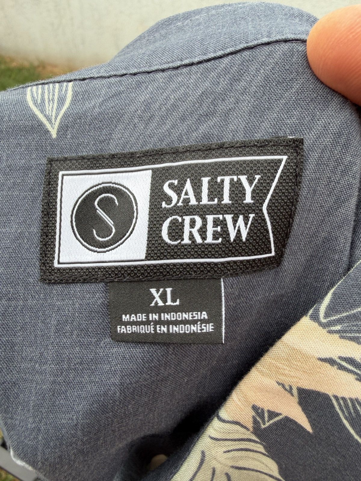 Other New Salty Crew Bloomin Short Sleeve Woven Shirt Blue Mens XL Size US XL / EU 56 / 4 - 5 Thumbnail