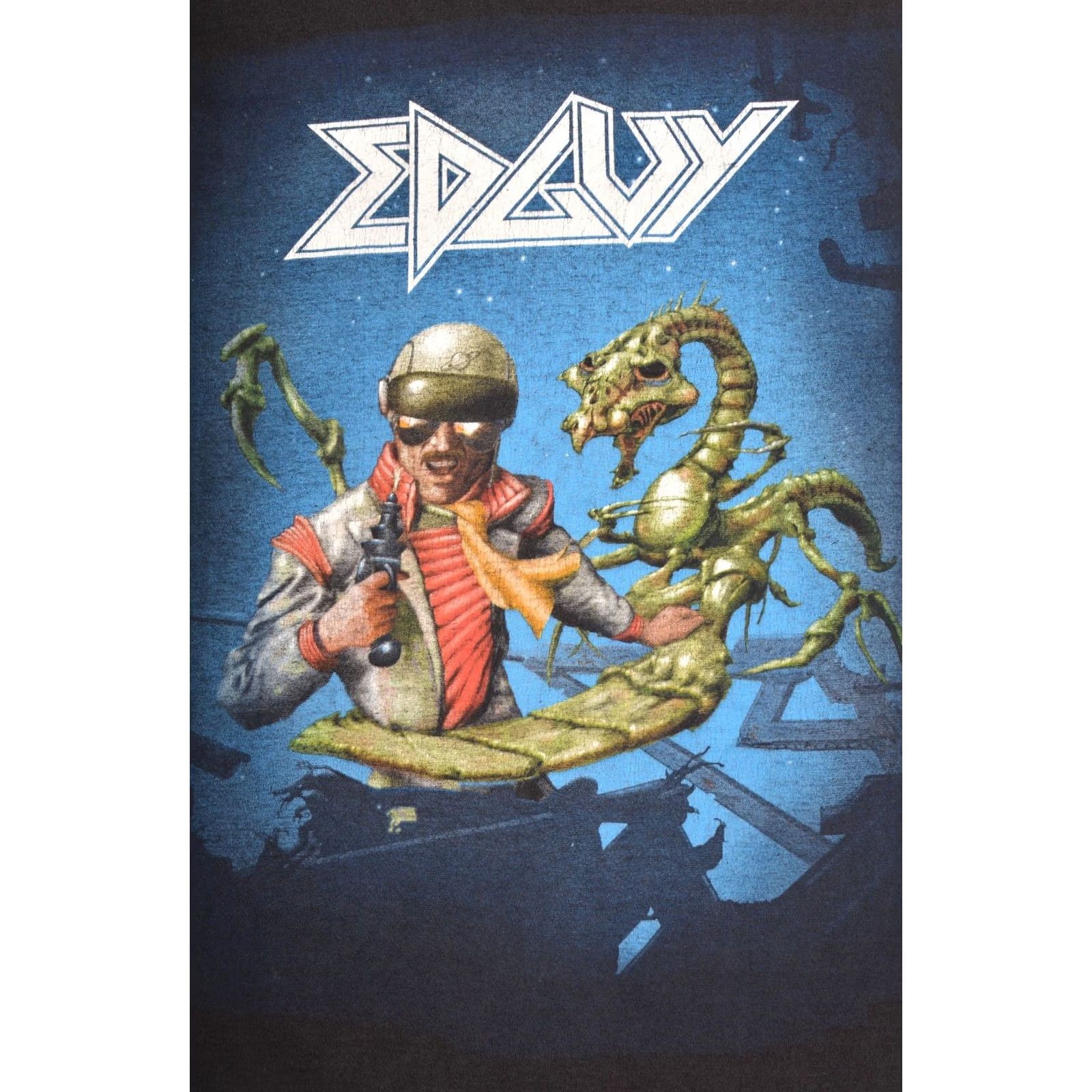 Fruit Of The Loom Fruit of the Loom Edguy Space Police World Tour 2014 T-Shirt Tee, Size M, Black, Men, 100% Cotton, Vintage? Size US M / EU 48-50 / 2 - 2 Thumbnail