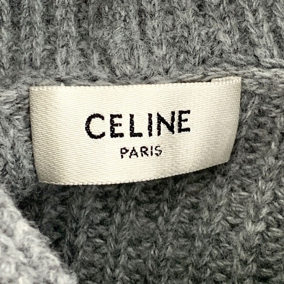 Celine Celine Logo Letter Wool Hooded Long Sleeve Knitwear K26WX Size M / US 6-8 / IT 42-44 - 6 Thumbnail