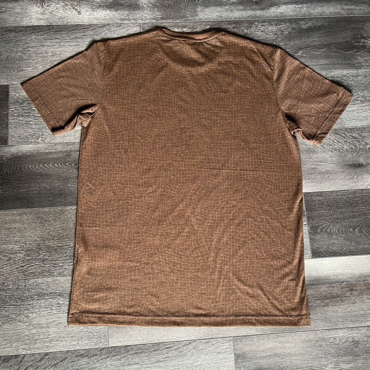 Oakley Oakley Iridium Grid Pattern Orange Brown T Shirt Holo Patch Size US XL / EU 56 / 4 - 2 Thumbnail