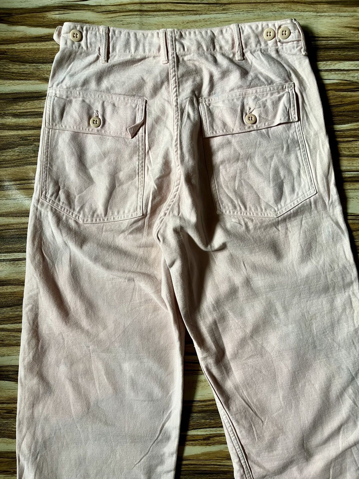 Japanese Brand Slim Fatigue Pant in Dusty Rose Size US 30 / EU 46 - 5 Thumbnail