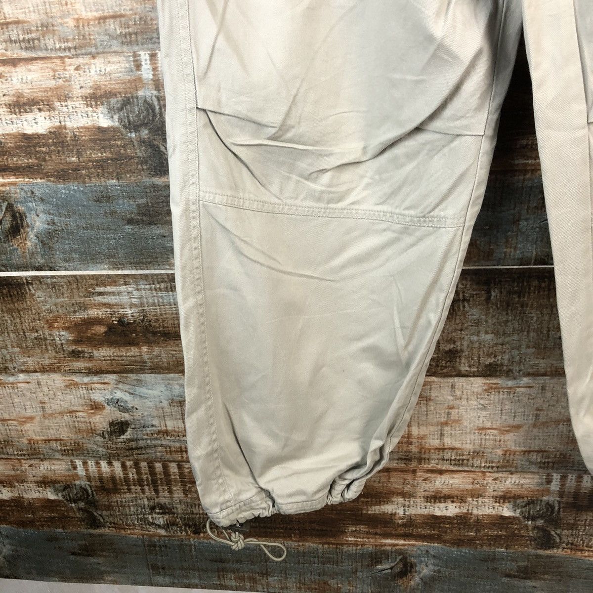 Japanese Brand Lava Bay Cream Cargo Multipocket Pants #A2539 Size US 35 - 11 Thumbnail