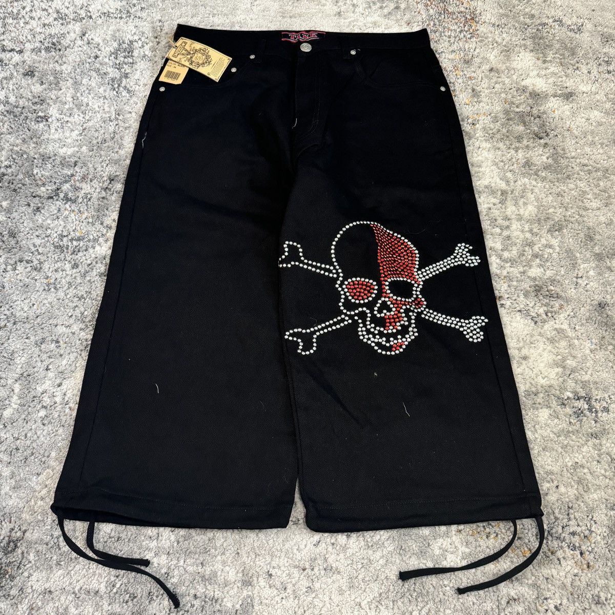 【Rare vintage】Tripp nyc skull zip pants TRIPP NYC - SKULL ZIP OFF PANT WHITE