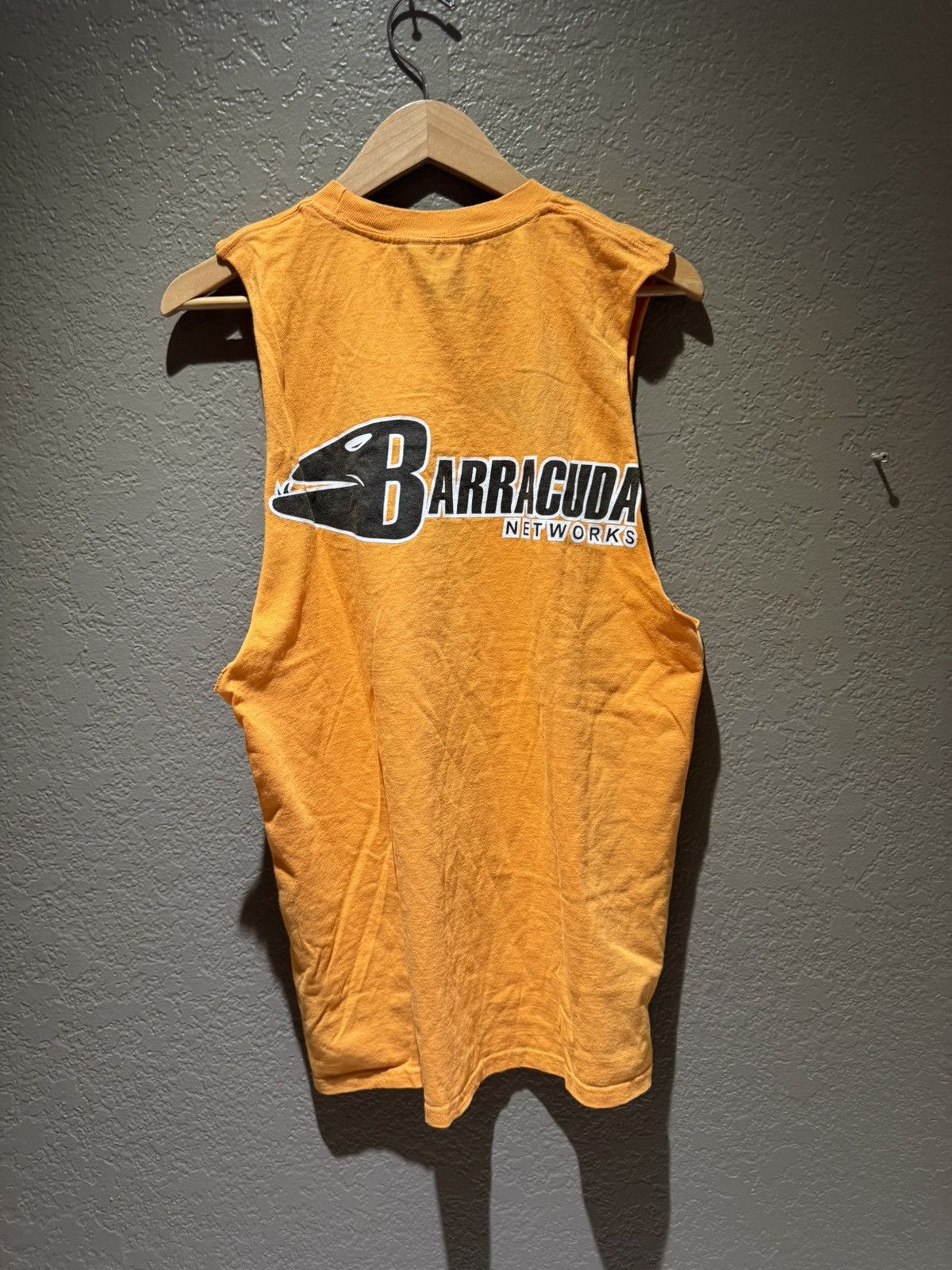 NHL Sharks 20th Anniversary Cut Off Tank Top Barracuda Orange Size US L / EU 52-54 / 3 - 4 Thumbnail