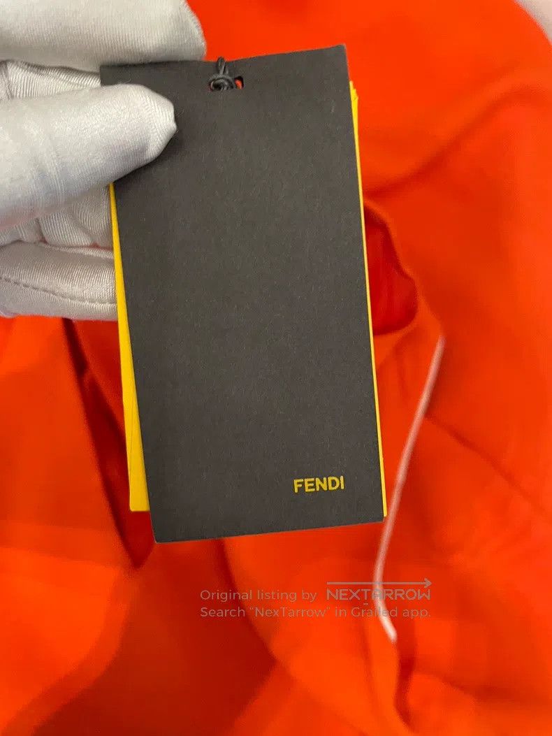 Fendi Fendi Orange fiber mulberry silk dress Size S / US 4 / IT 40 - 7 Thumbnail