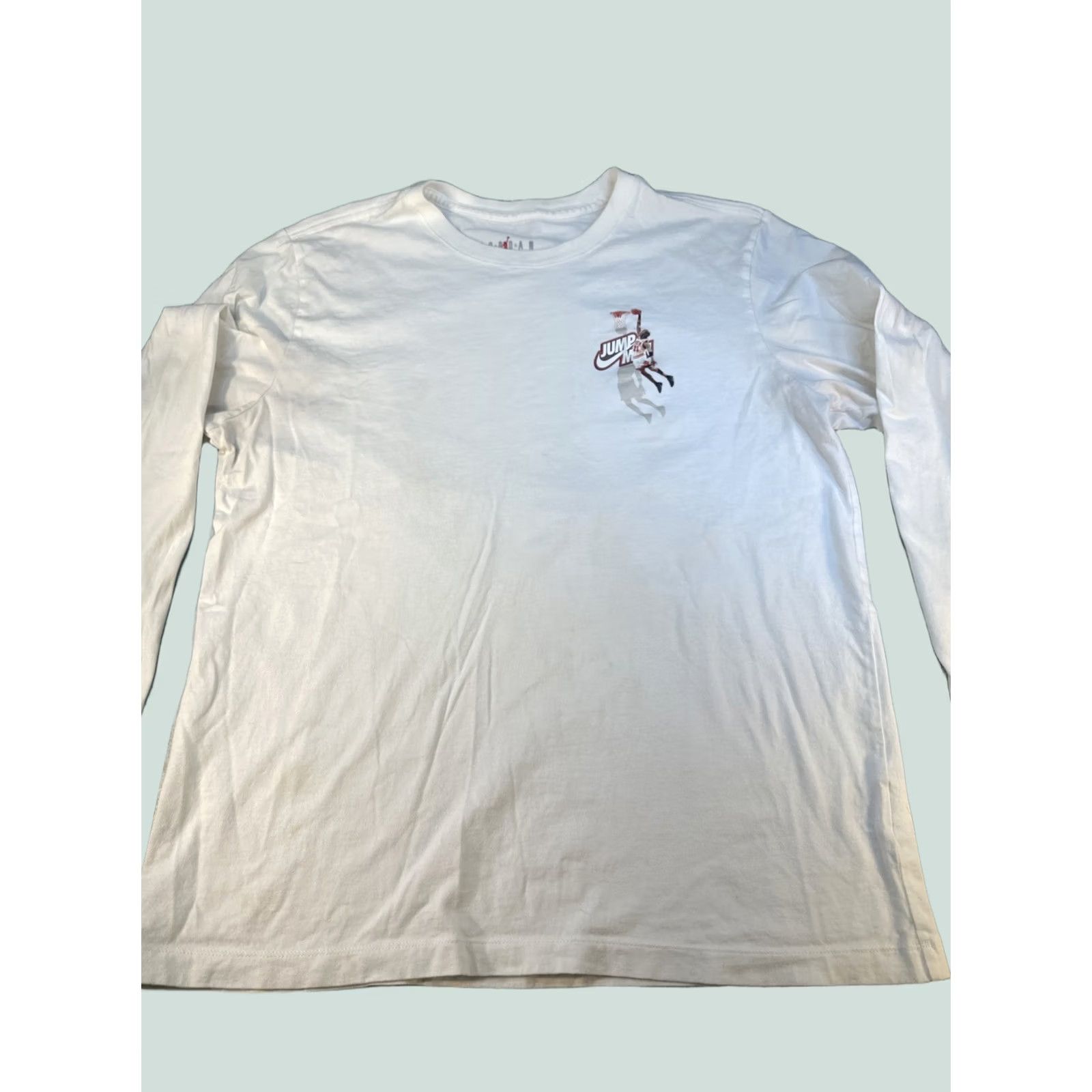 Jordan Brand Air Jordan Jumpman White Graphic T Shirt Mens XXL Short Sleeve L NBA Champs 98 Size US L / EU 52-54 / 3 - 1 Thumbnail