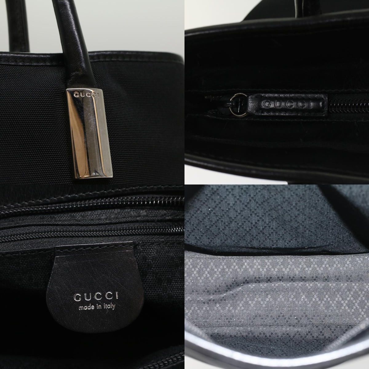 Gucci GUCCI Hand Bag Nylon Black 002.2123.0458 Size ONE SIZE - 11 Thumbnail