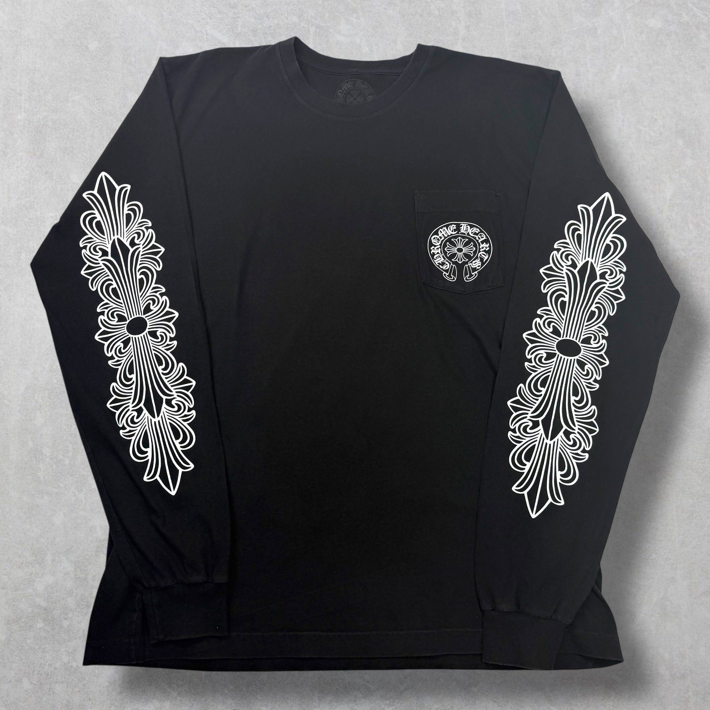 Chrome Hearts Chrome Hearts LV Horseshoe Floral L/S XL Size US XL / EU 56 / 4 - 2 Thumbnail