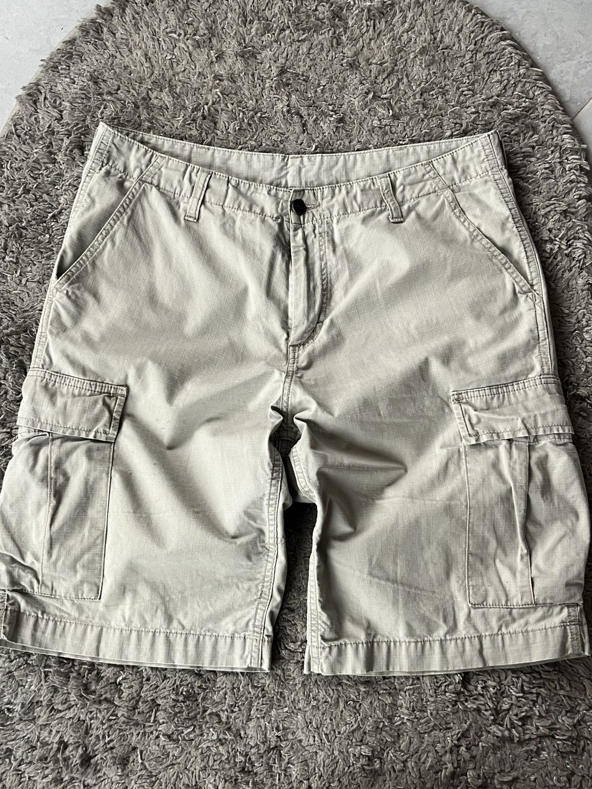 Carhartt Vintage Cargo Shorts Carhartt Mini Logo Streetwear Size US 34 / EU 50 - 10 Thumbnail