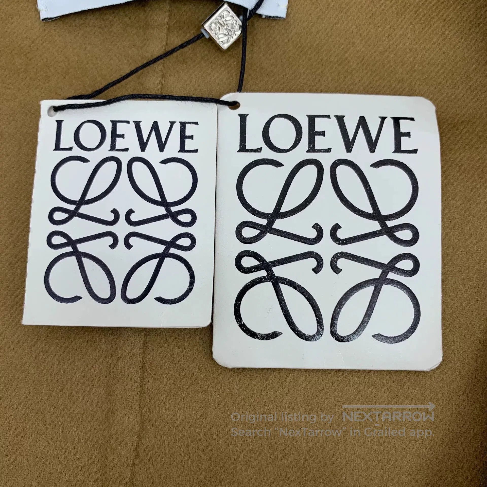 Loewe Loewe Brown Wool Collar Long Coat. Size XXS / US 00 / IT 34 - 6 Thumbnail