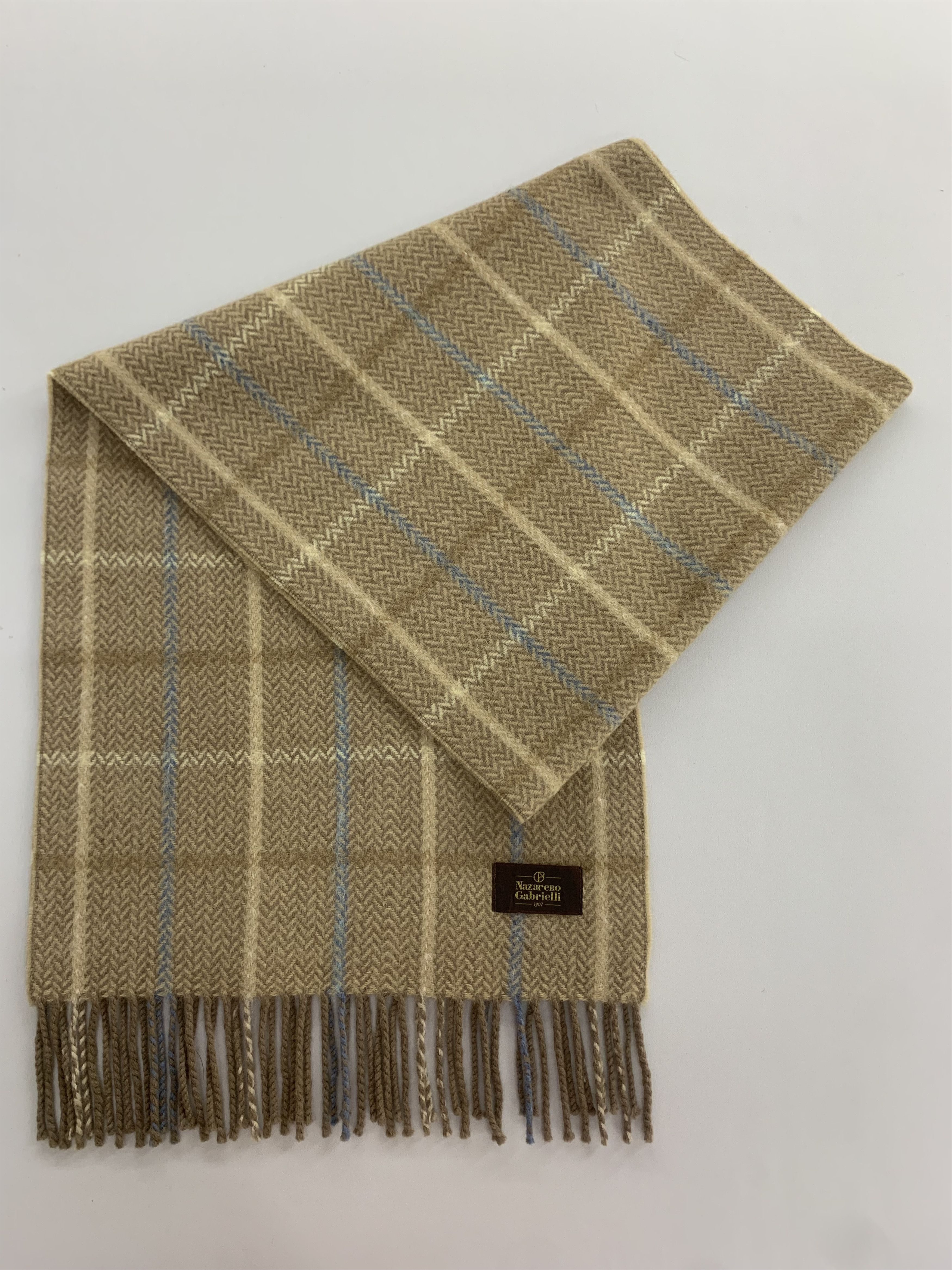 Nazareno Gabrielli Nazareno Gabrielli Scarf Wool Muffler Neck Wrap BL3172 Size ONE SIZE - 2 Thumbnail