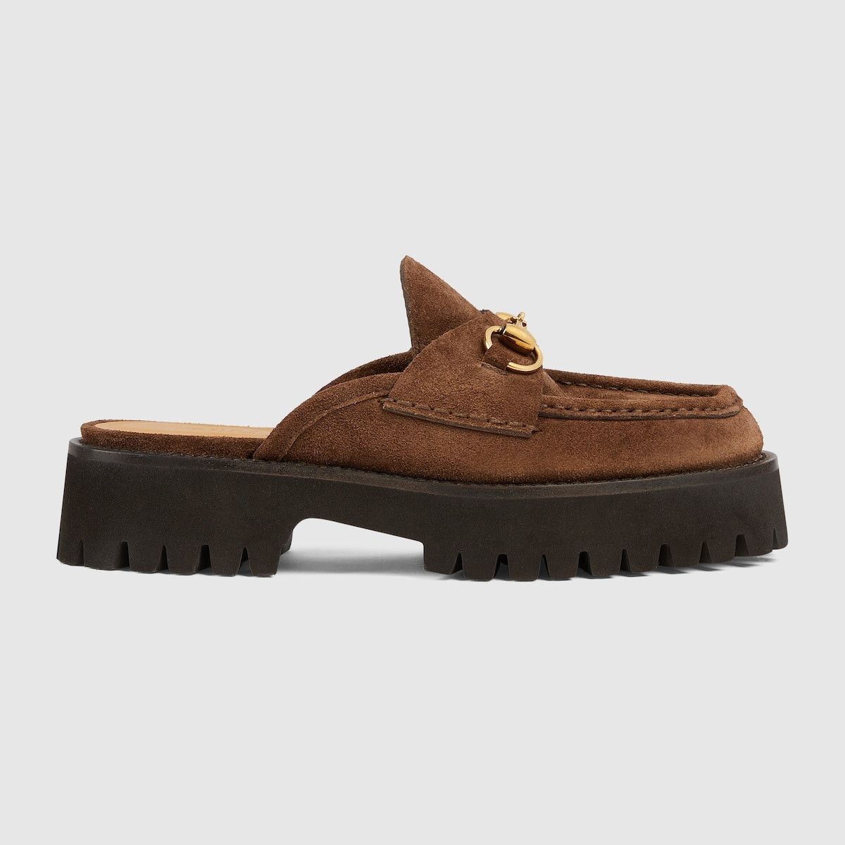 Gucci Gucci Horsebit Suede Mules SIZE 40 Size ONE SIZE - 1 Thumbnail
