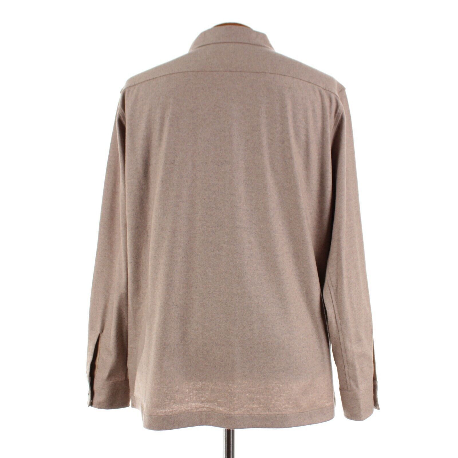 Other Windsor Overshirt Size XL US In Beige Cashmere Blend Size US XL / EU 56 / 4 - 5 Thumbnail