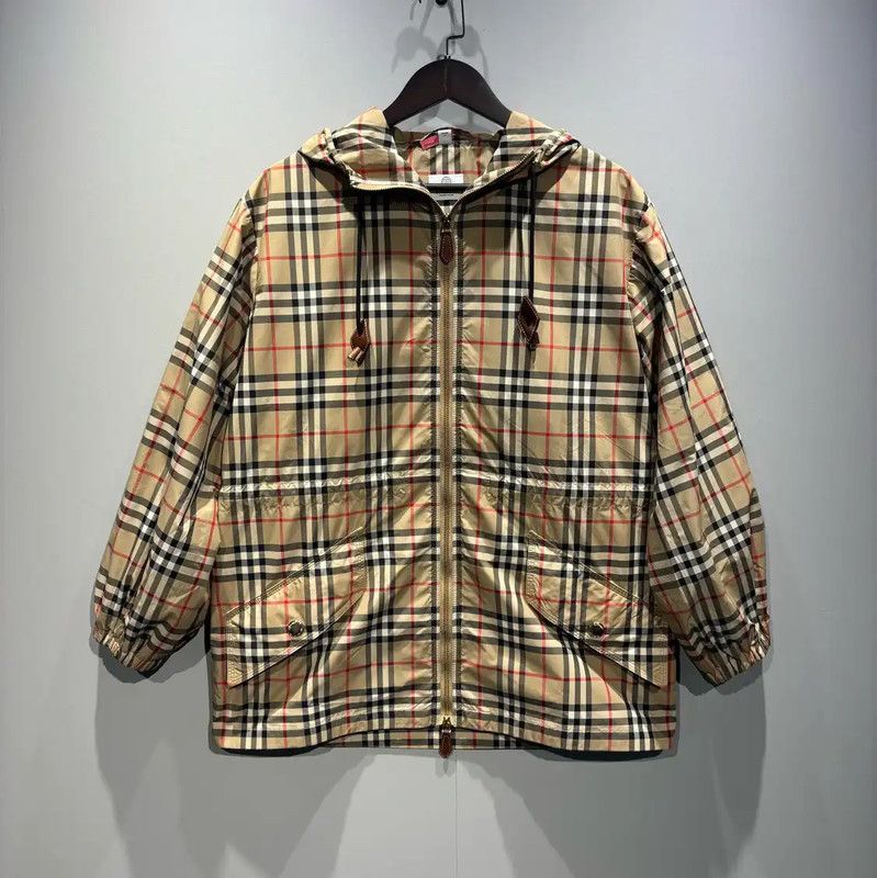 Burberry Burberry M Brown Polyester Men's Jacket Size US M / EU 48-50 / 2 - 1 Thumbnail
