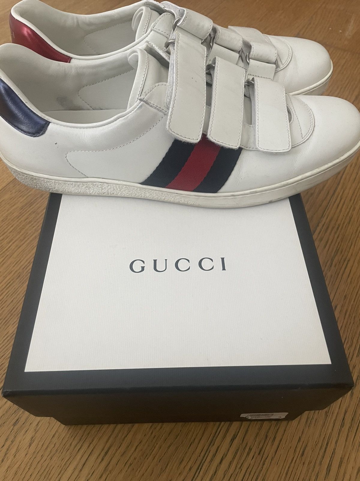 Gucci Gucci Grip-Strap sneakers Size US 10 / EU 43 - 3 Thumbnail