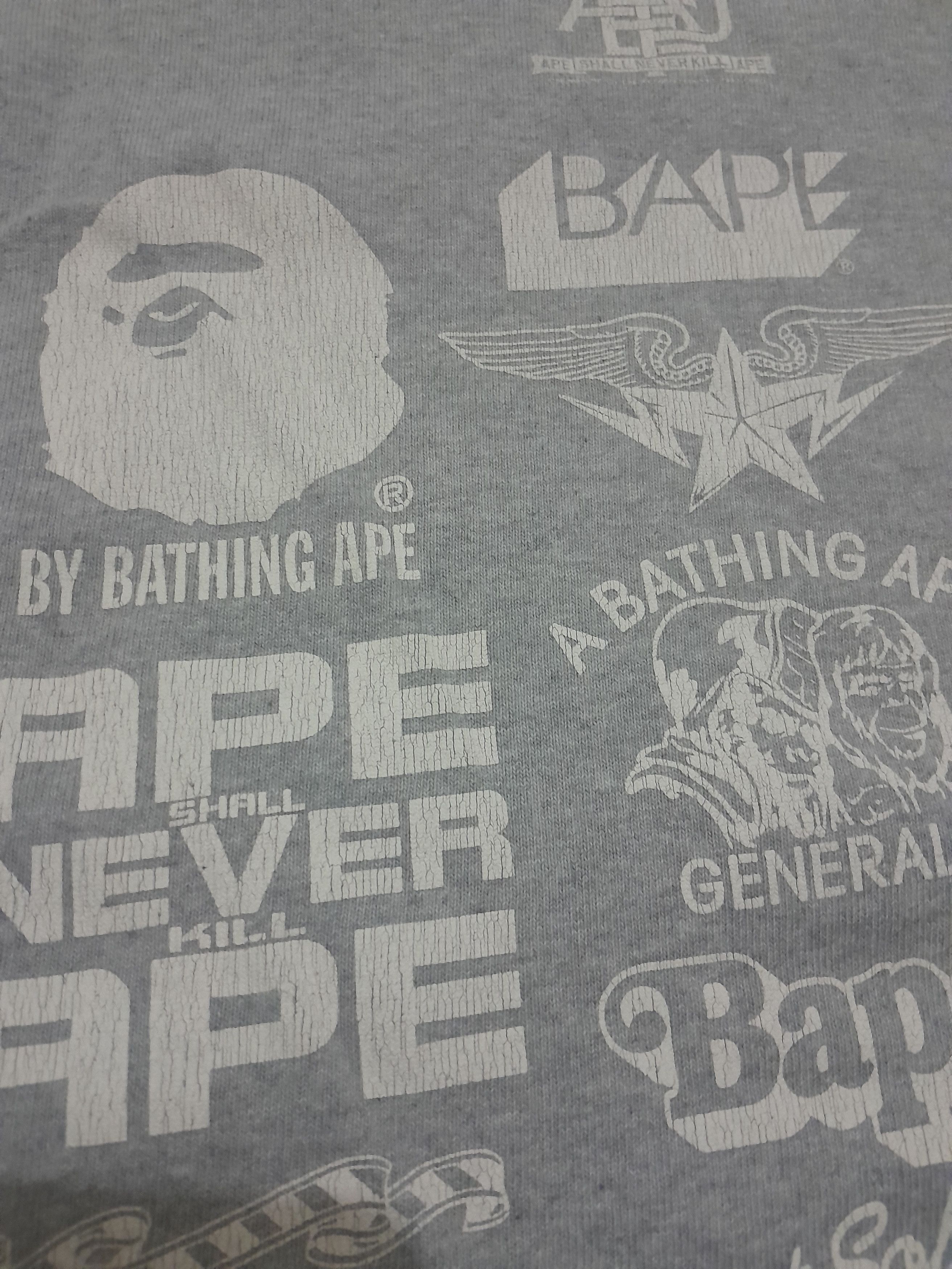 Bape Bape multi logo tee Size US M / EU 48-50 / 2 - 5 Thumbnail