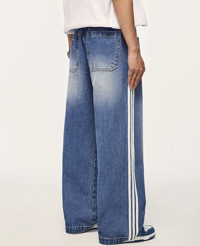 Jean × Vintage Men Classic Washed Wide Leg Jean Size US 29 - 3 Thumbnail