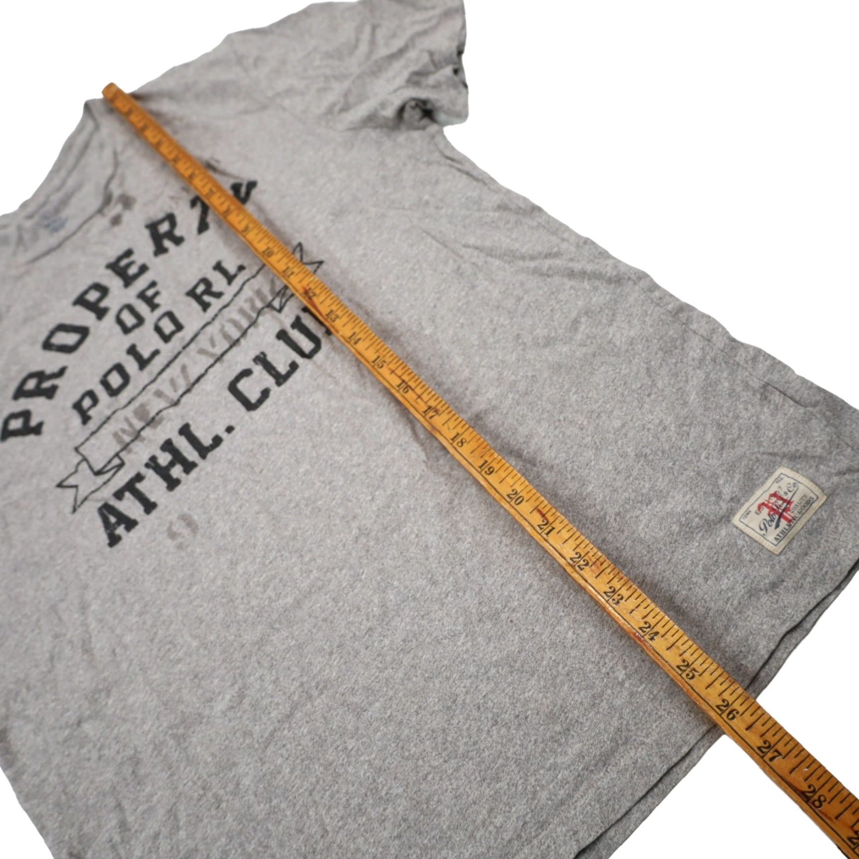 Polo Ralph Lauren Polo Ralph Lauren Mens T-Shirt Gray Large Athl Club Graphic Shirt Size US L / EU 52-54 / 3 - 7 Thumbnail