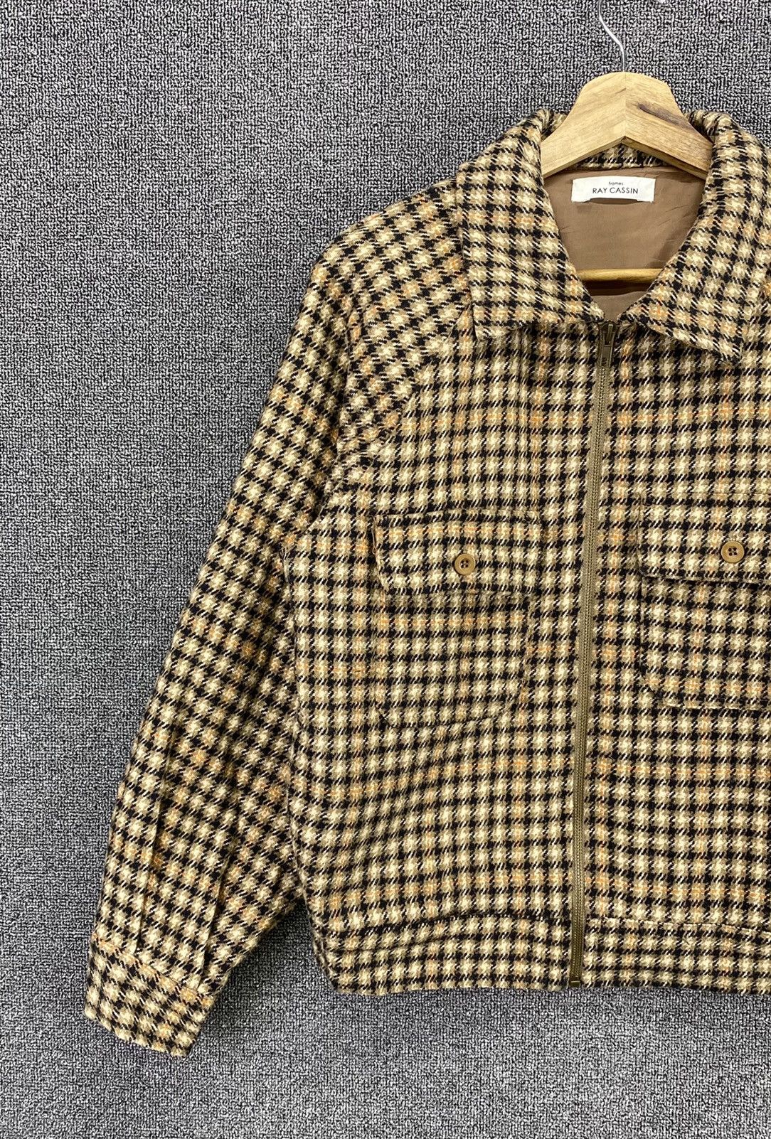 Japanese Brand Vintage Ray Cassin Frames Burberry Style Zip Up Jacket Size M / US 6-8 / IT 42-44 - 3 Thumbnail