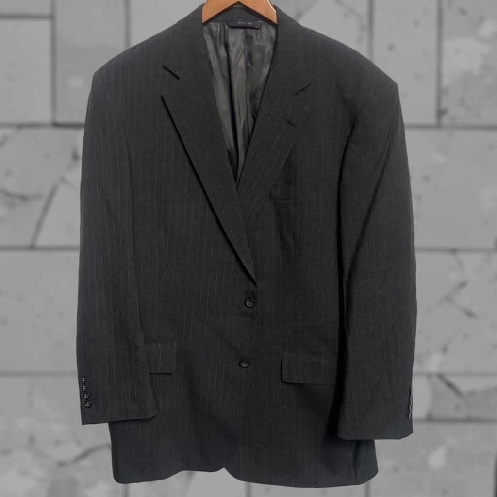 Brooks Brothers Brooks Brothers Sport Coat Gray 100% Wool Long Mens Size 46 Regular 2 Piece Jacket Coat Size US S / EU 44-46 / 1 - 1 Thumbnail