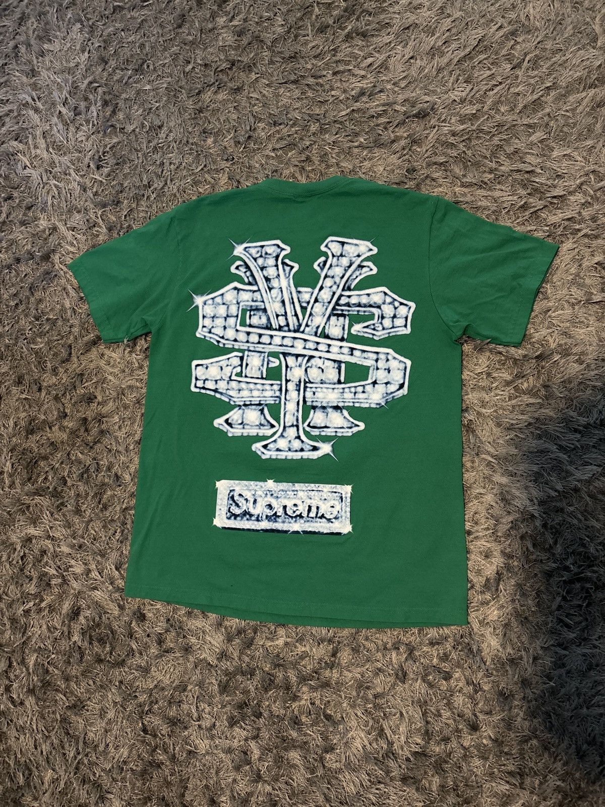 Supreme Supreme Snowman Tee - Green Size US M / EU 48-50 / 2 - 3 Thumbnail