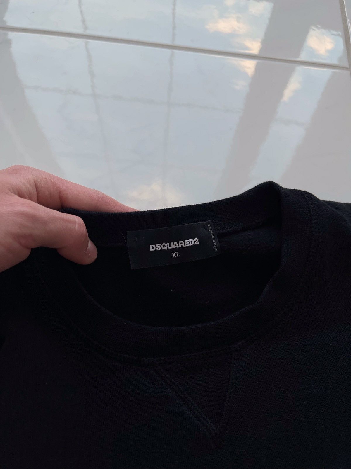 Dsquared2 Dsquared2 Big Logo Sweatshirt Black Size US XL / EU 56 / 4 - 5 Thumbnail