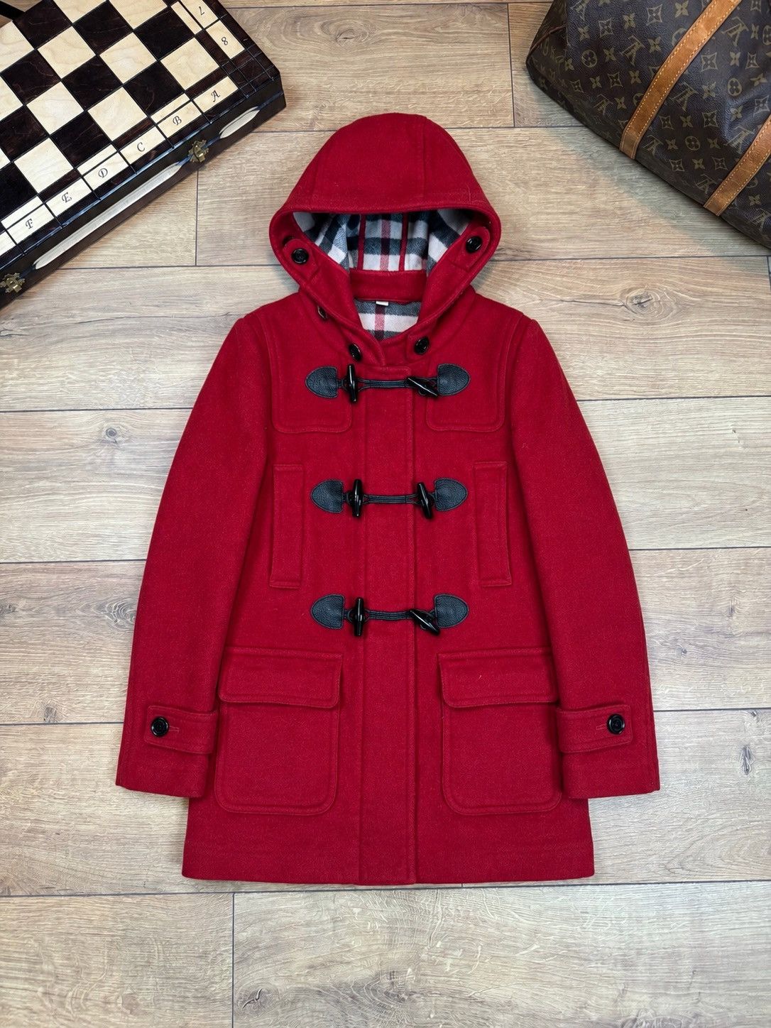 Burberry Duffle coat Burberry Brit original luxury streetwear item Size XS / US 0-2 / IT 36-38 - 1 Thumbnail