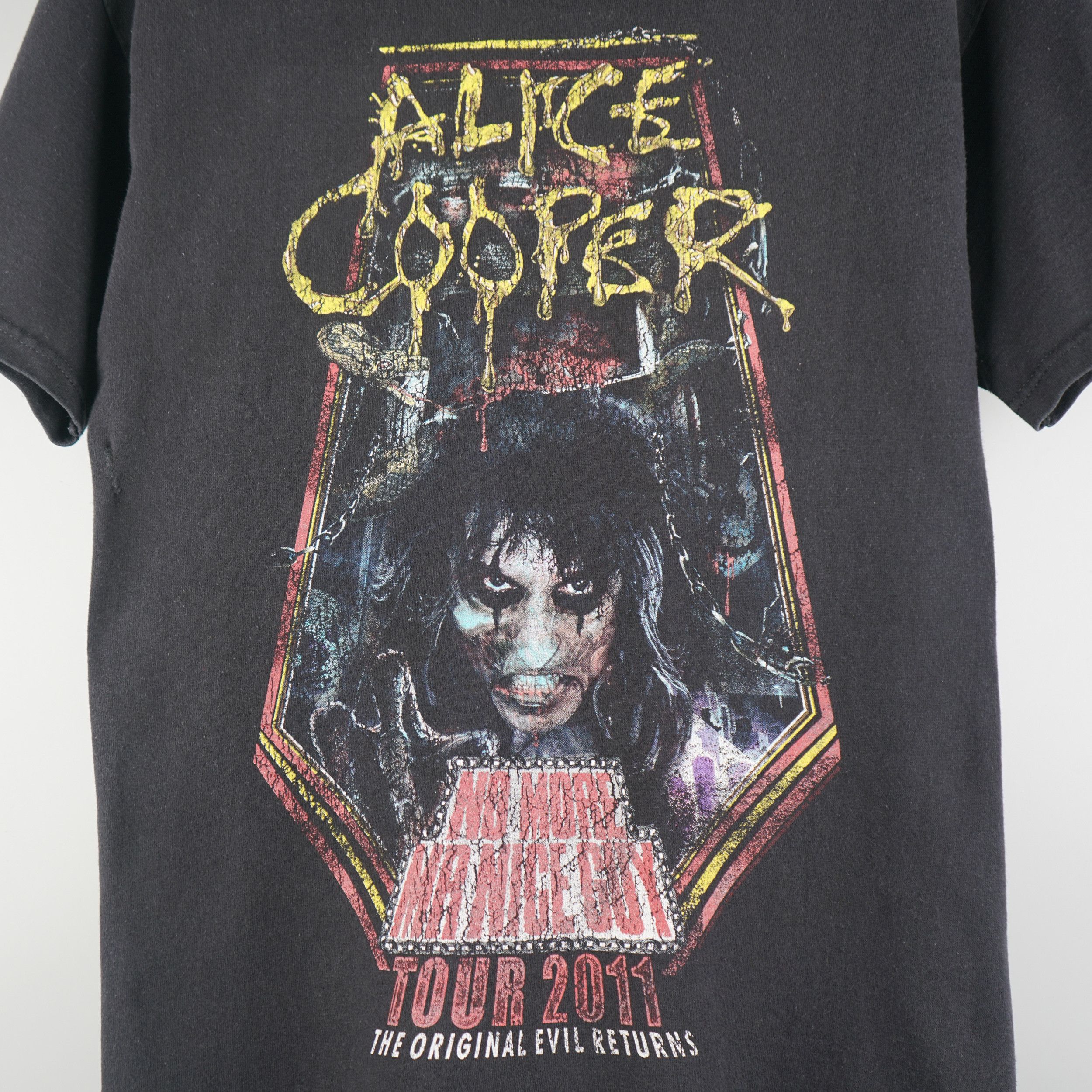 Band Tees × Vintage Vintage 2011 Alice Cooper Tour T-Shirt Size US M / EU 48-50 / 2 - 2 Thumbnail