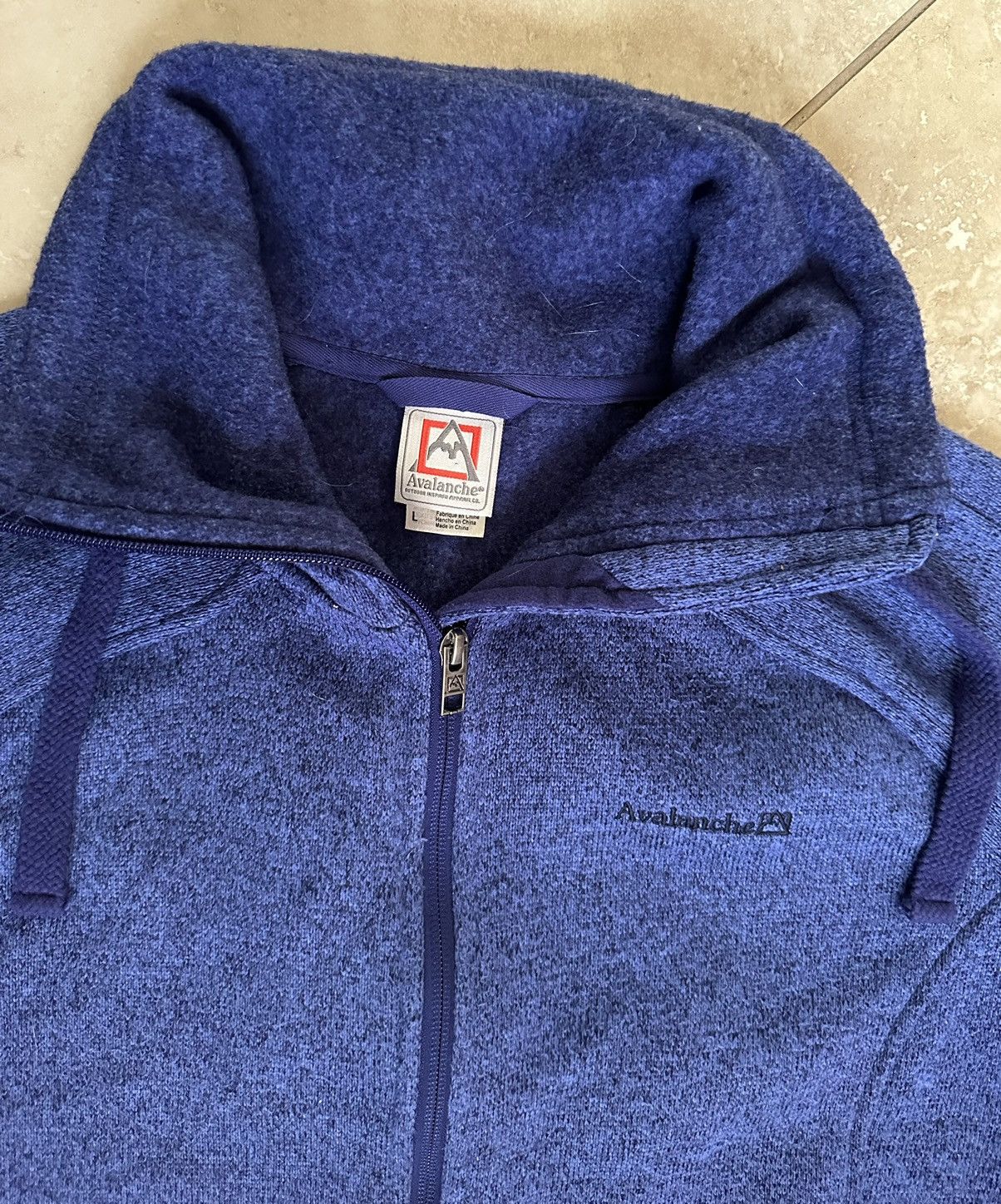 Avalanche Blue Avalanche Womens Full Zip Fleece Jacket Size L Size L / US 10 / IT 46 - 2 Thumbnail