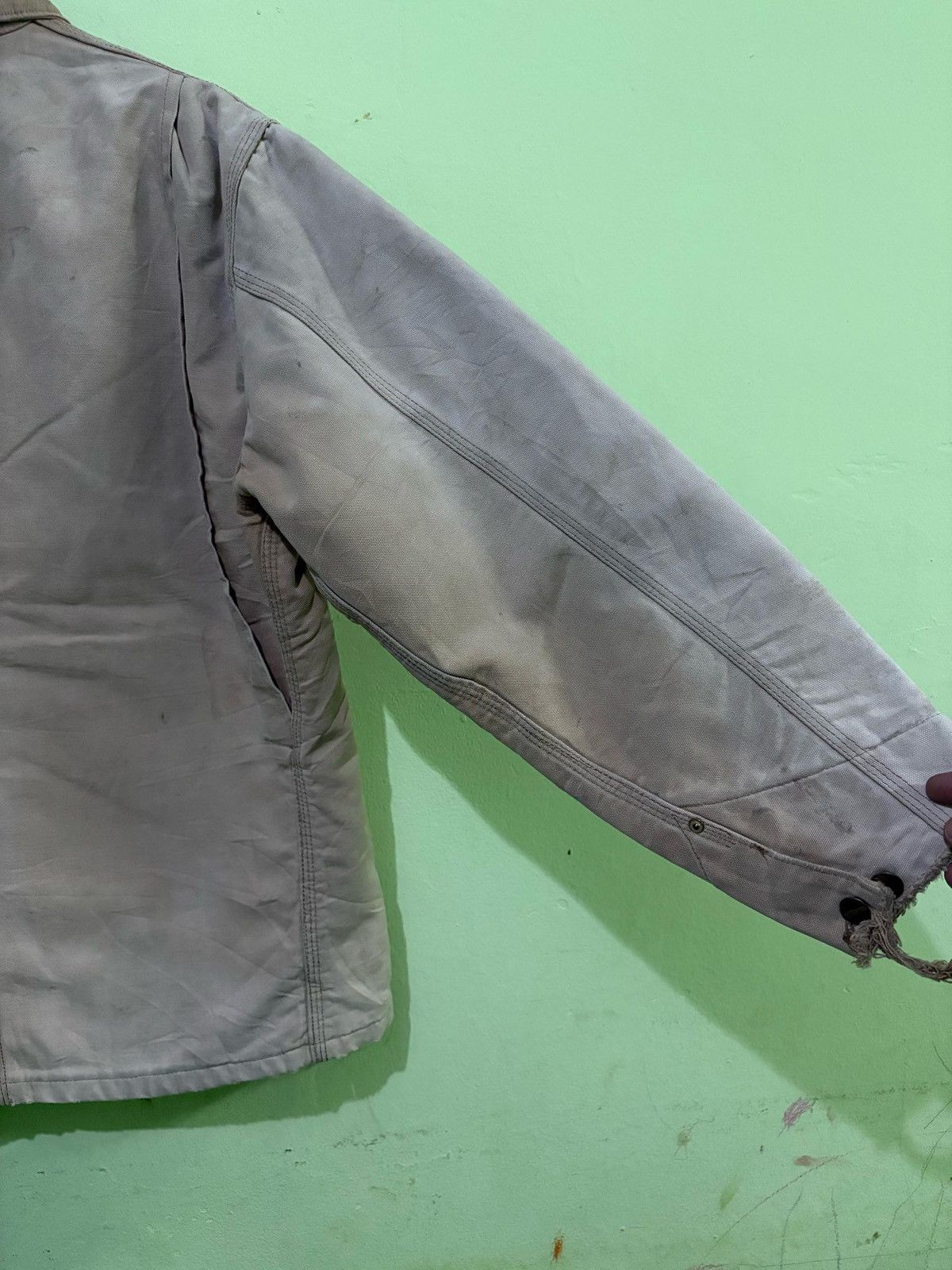 Carhartt VTG 90's CARHARTT Worker Wear Chore Jakcet Michigan Design Size US L / EU 52-54 / 3 - 9 Thumbnail