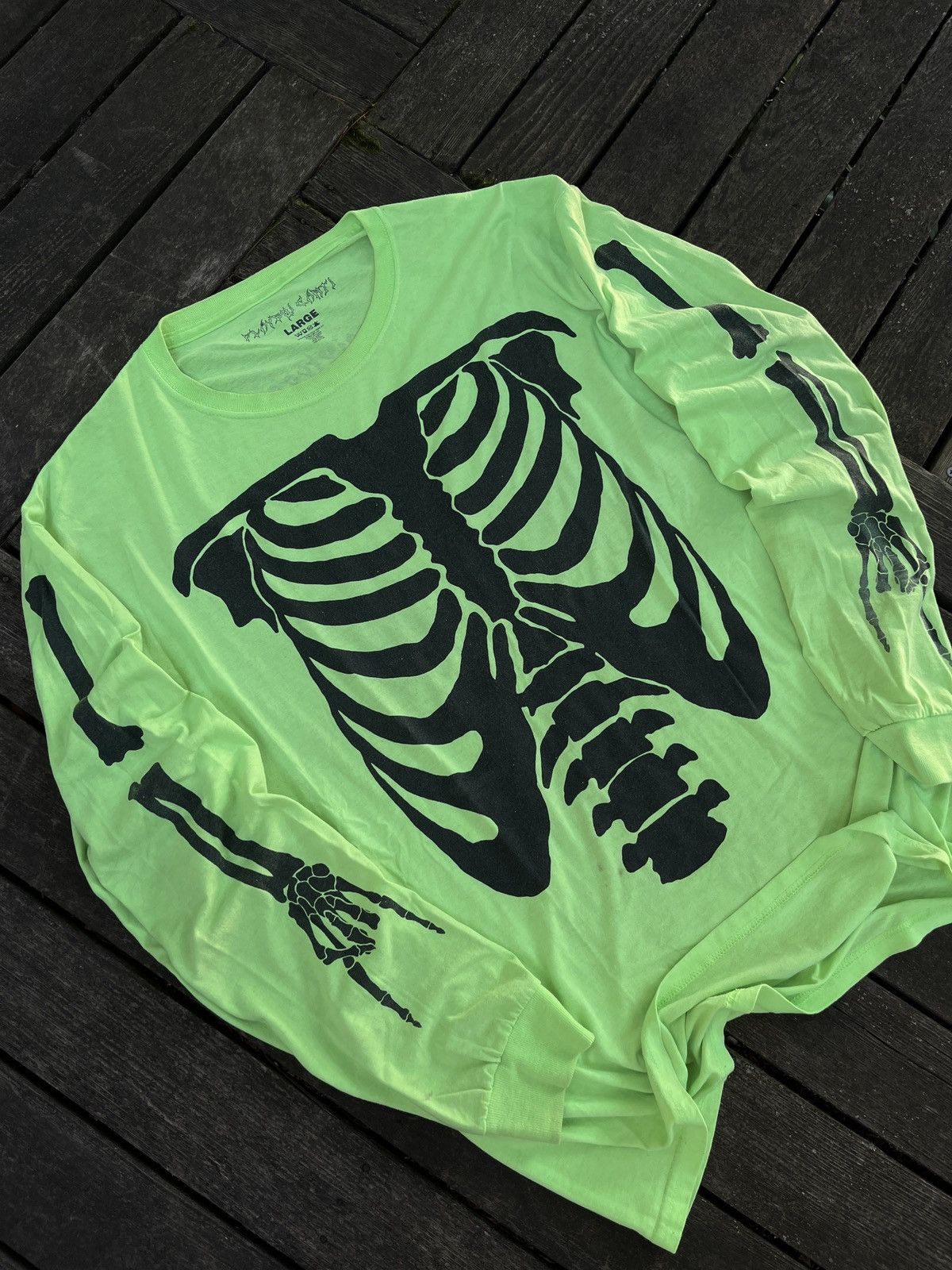 Playboi Carti Playboi carti neon tour die lit skeleton tee neon V1 Size US L / EU 52-54 / 3 - 2 Thumbnail