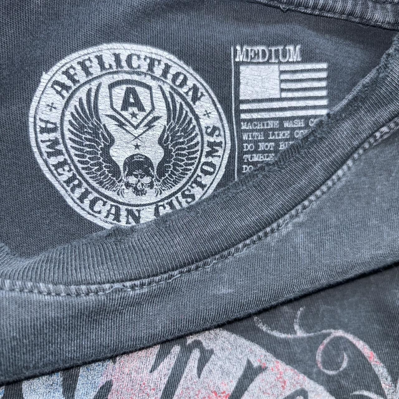 Affliction Affliction black and grey t-shirt Size US M / EU 48-50 / 2 - 3 Thumbnail
