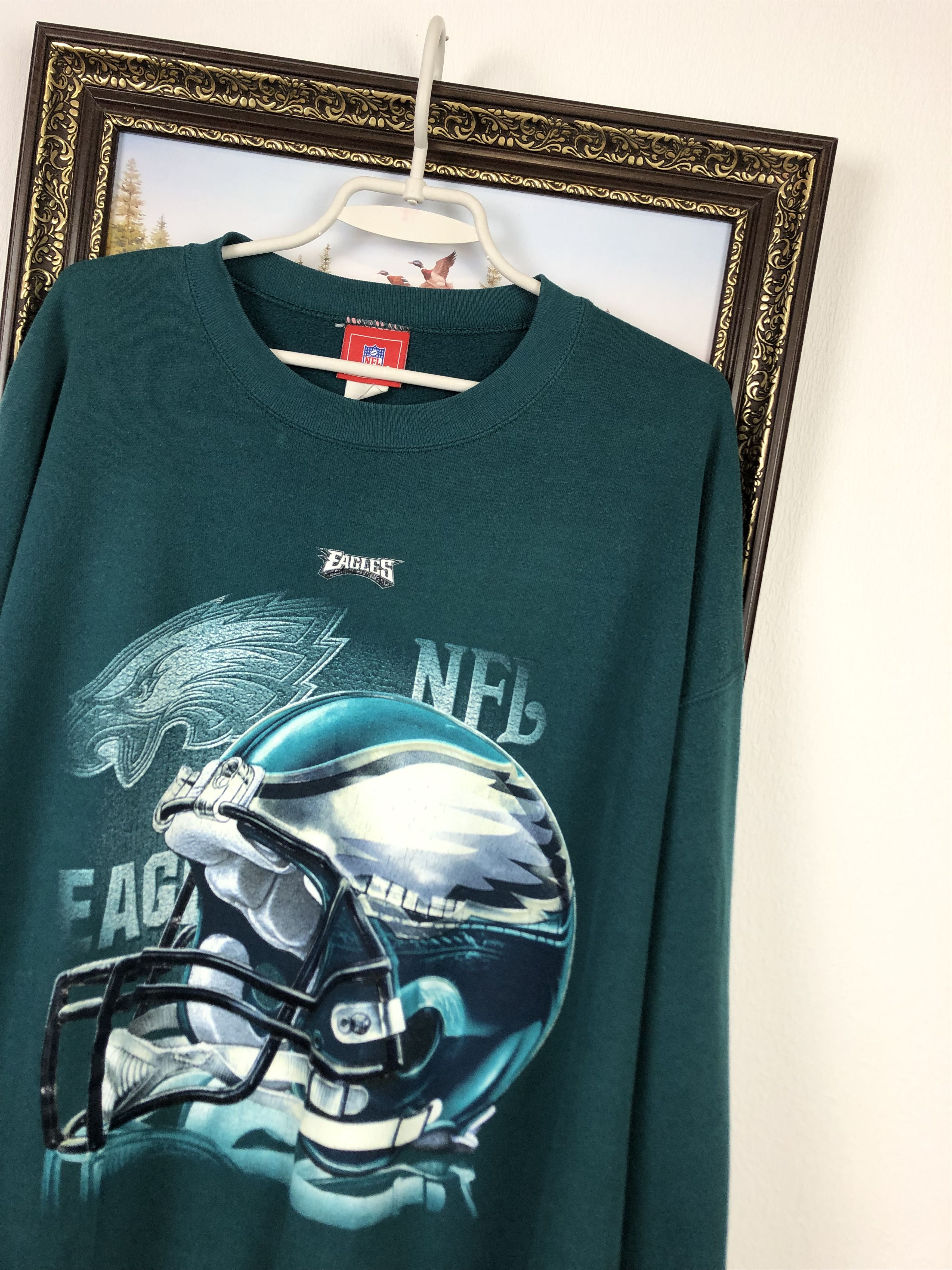 NFL × Vintage Vintage NFL Philadelphia Eagles Sweatshirt Rare Crewneck Size US XL / EU 56 / 4 - 4 Thumbnail