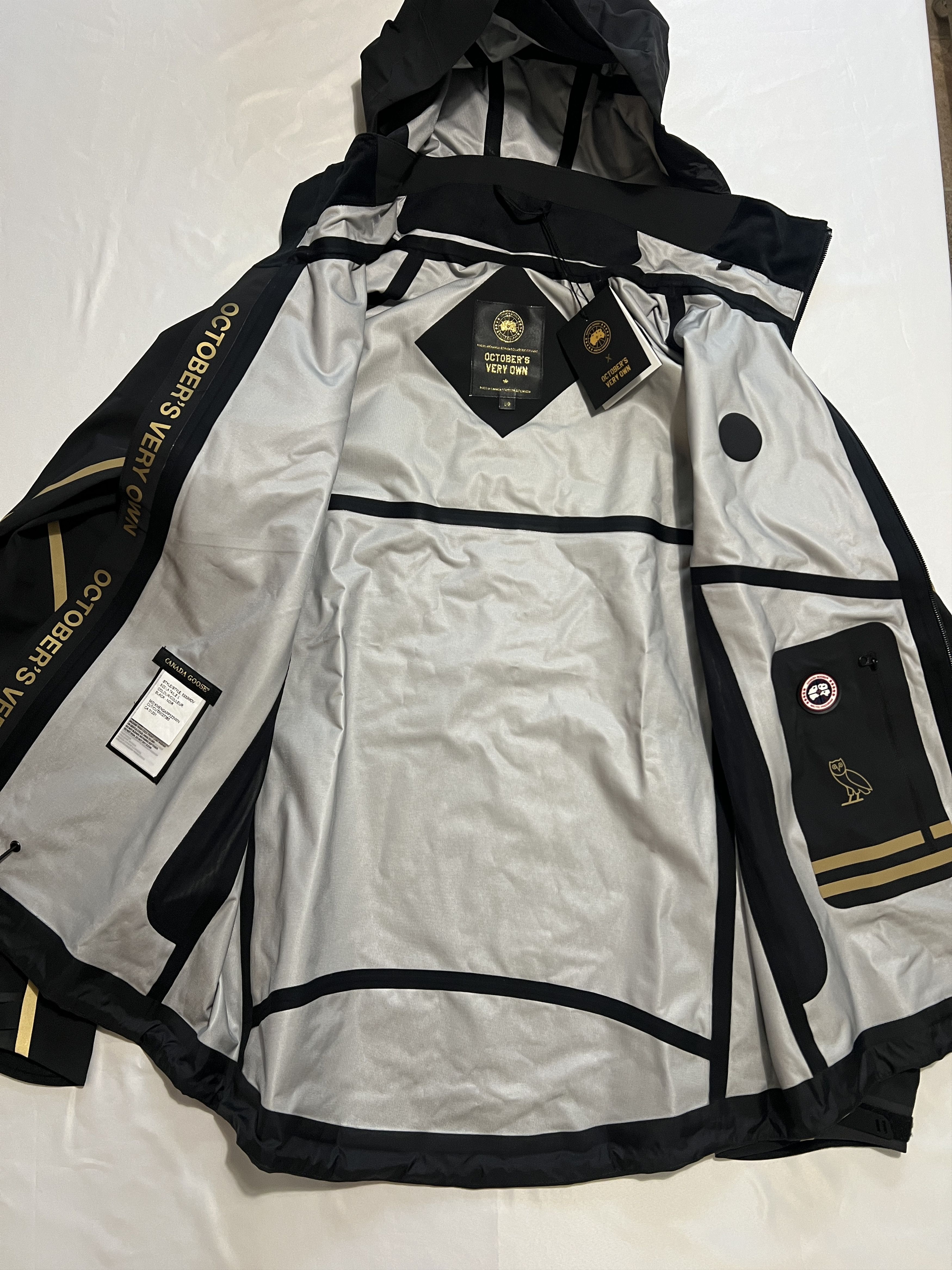 Canada Goose RARE OVO x Canada Goose Timber Shell Jacket Reflective Gold Size US L / EU 52-54 / 3 - 3 Thumbnail