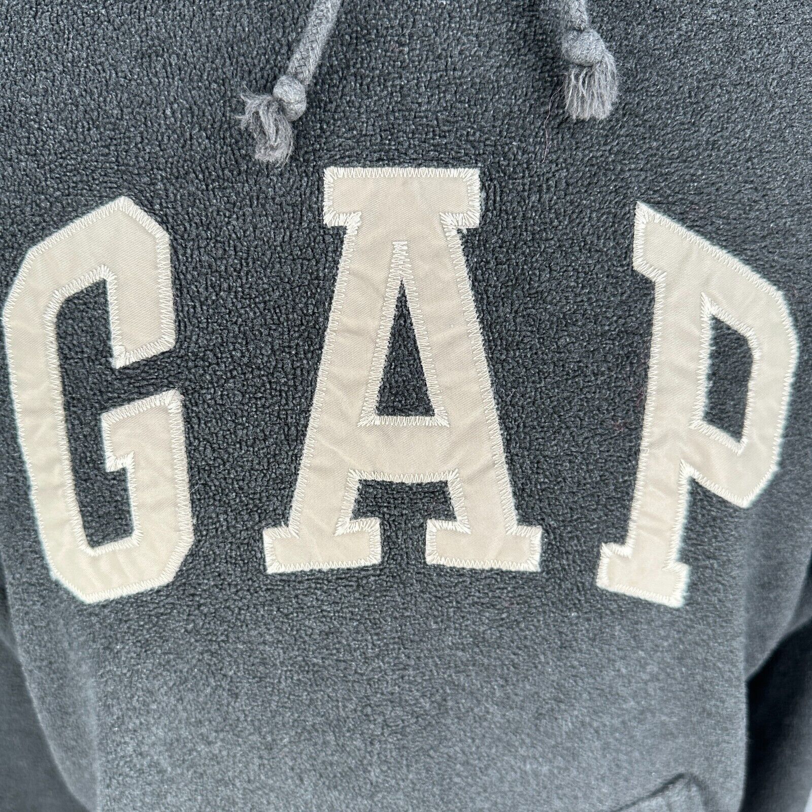 Gap Vintage Gap Fleece Hoodie Men’s Small Gray Spellout Pocket Size US S / EU 44-46 / 1 - 2 Thumbnail