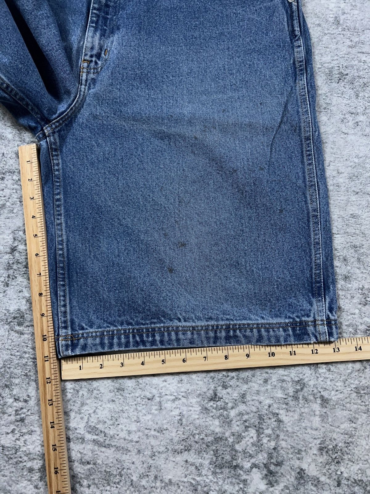 Polo Ralph Lauren × Vintage Vintage Y2K Polo Ralph Lauren Carpenter Denim Shorts Jorts Size US 38 / EU 54 - 7 Thumbnail