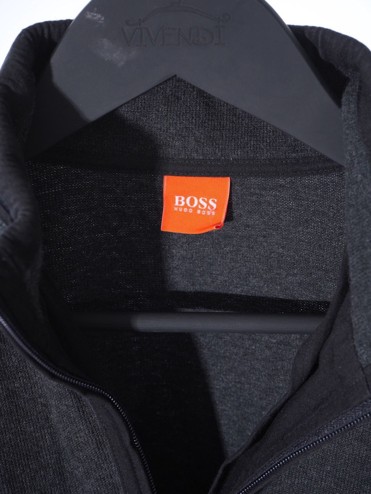 Hugo Boss HUGO BOSS 1/4 Hafl Zip Sweater Cotton Gray Size S Size US S / EU 44-46 / 1 - 6 Thumbnail