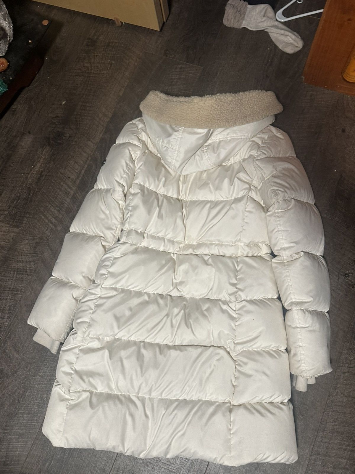 Coach Coach Long Down Cream Puffer Jacket Size M / US 6-8 / IT 42-44 - 4 Thumbnail