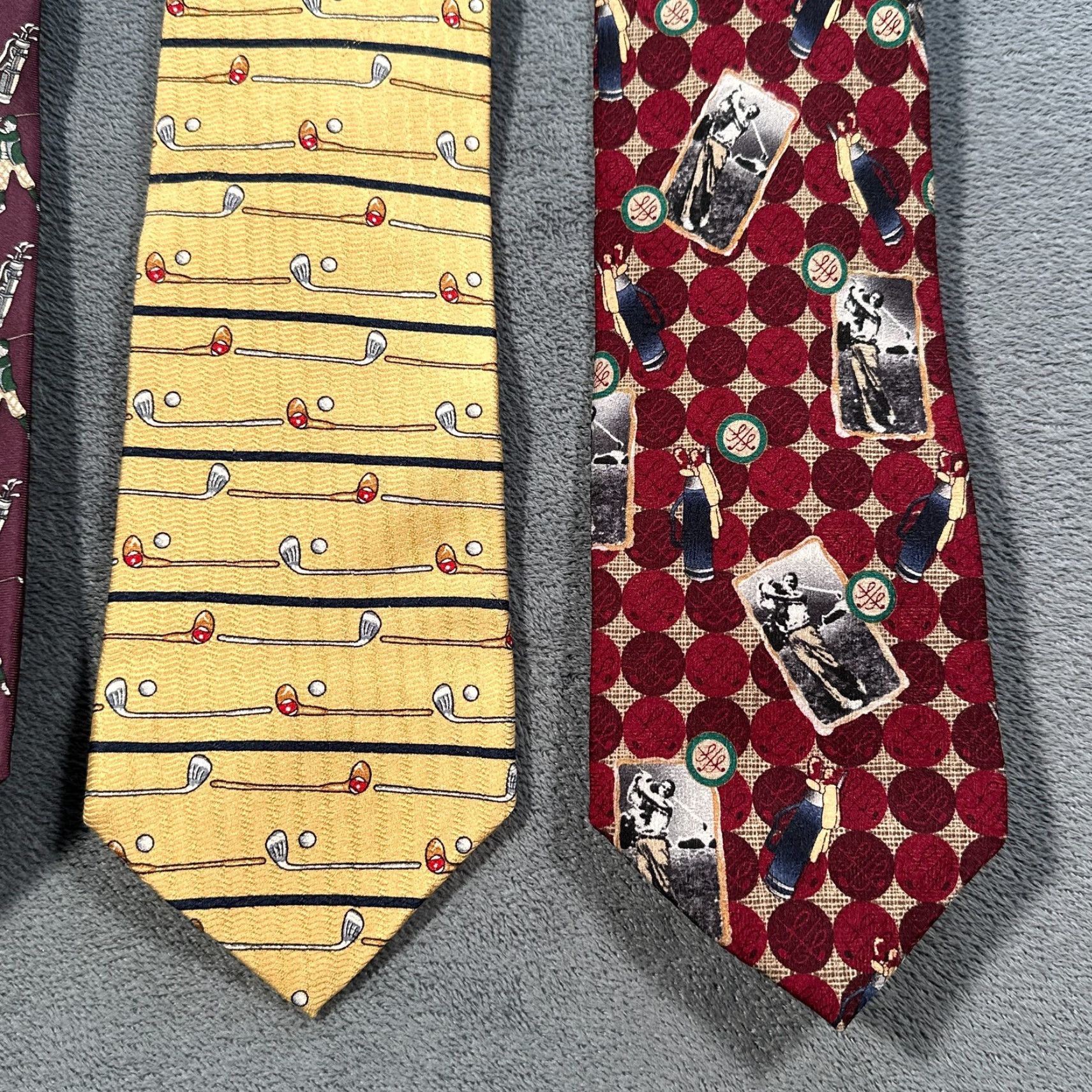 Vintage VINTAGE Men's Golf Silk Tie Lot 4 Set Hathaway Cape Cod Crooks & Creed 90s Neckties Golf Theme Size ONE SIZE - 3 Thumbnail