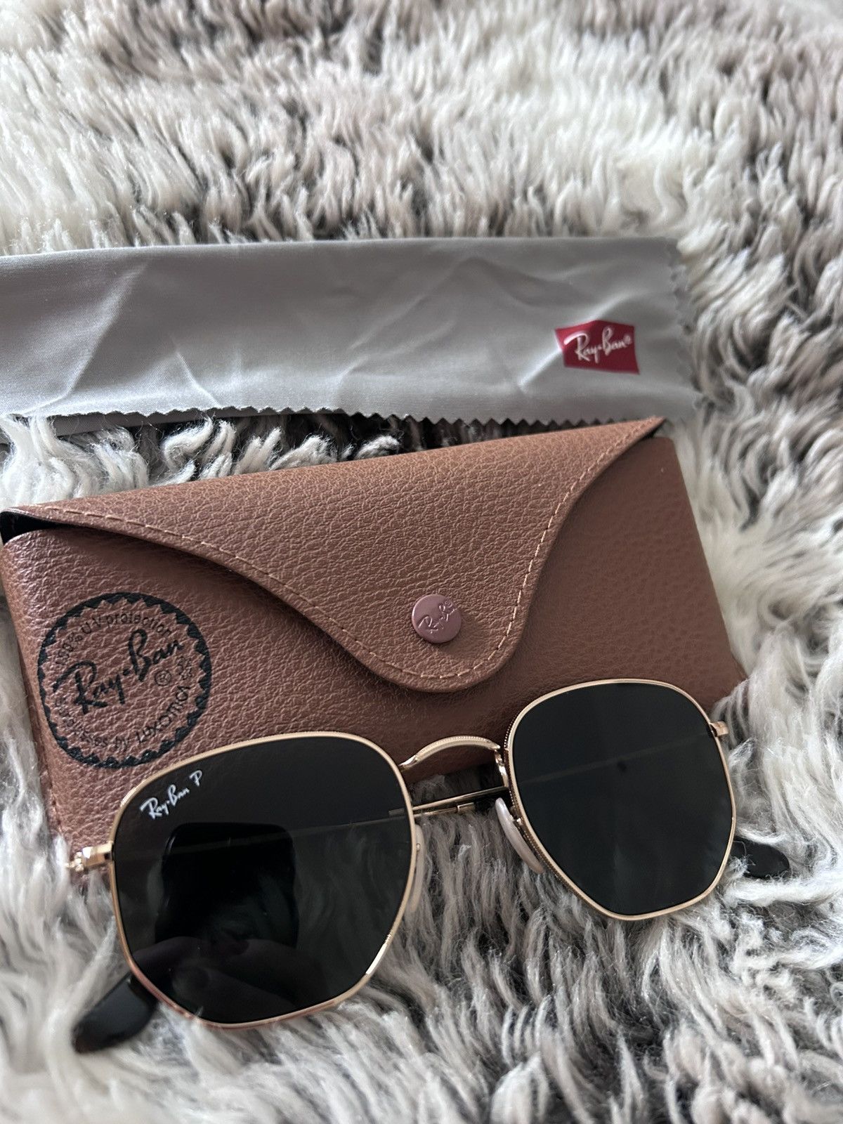 Ray-Ban Polarized Hexagonal Flat Lenses