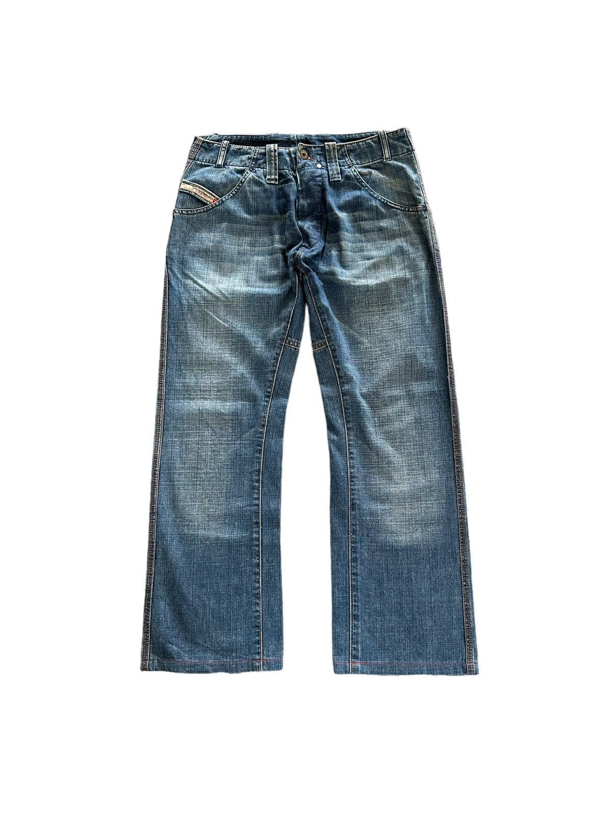 image of Archival Clothing x Diesel 2000S Diesel Hybrid Denim in Blue, Men's (Size 31)