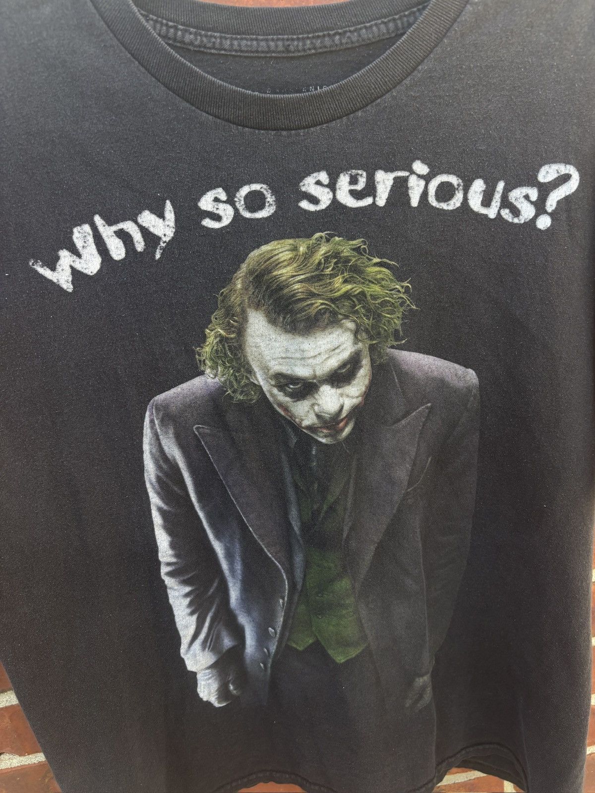DC Comics × Vintage The Dark Night Joker Batman Tee Vintage Faded Black Size L Size US L / EU 52-54 / 3 - 2 Thumbnail
