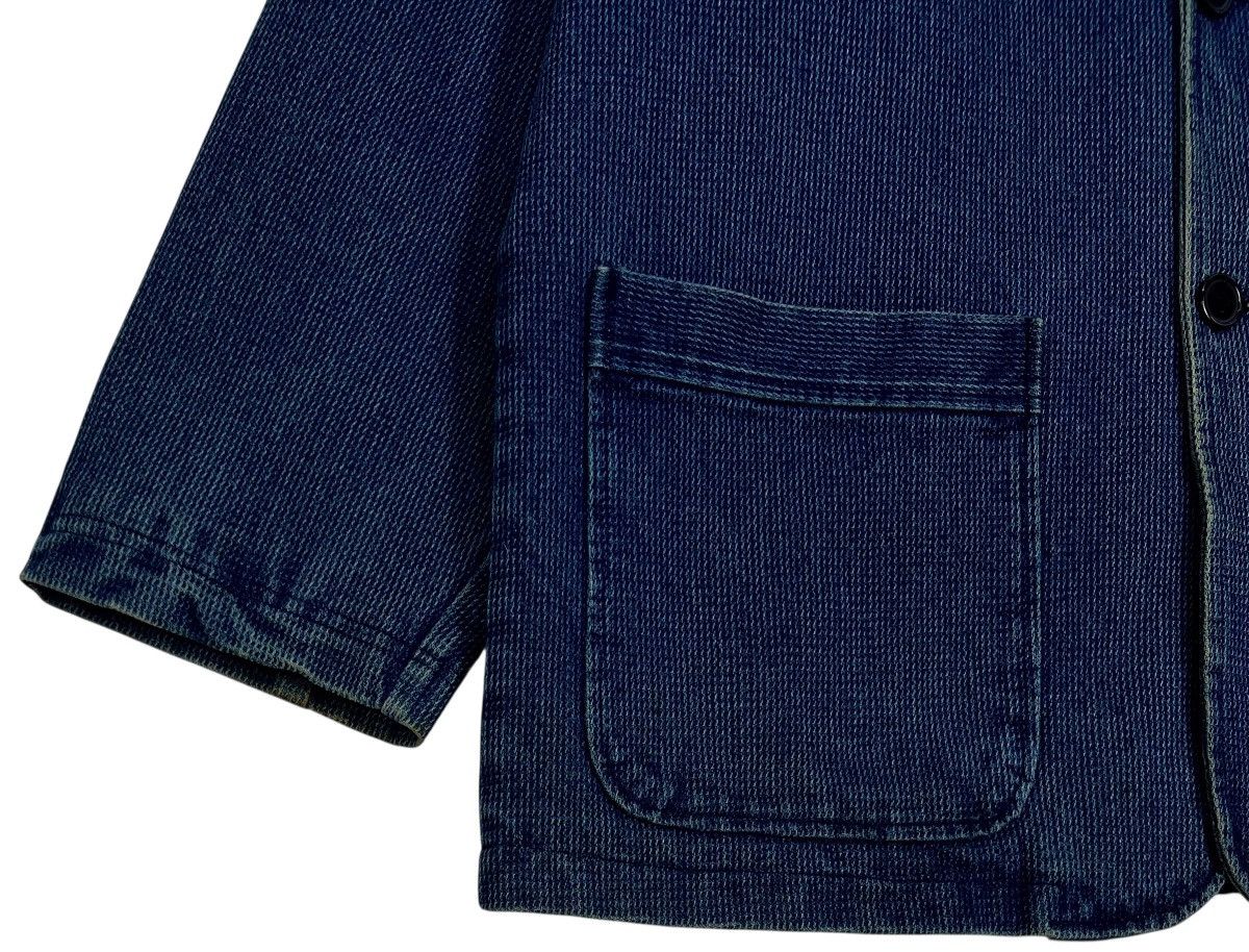 Japanese Brand Vintage Indigo Workwear Chore Jacket Size US XL / EU 56 / 4 - 5 Thumbnail